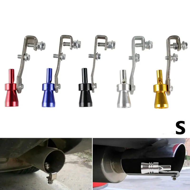 

RASTP-Universal Turbo Sound Whistle Muffler Exhaust Pipe Auto Blow-off Valve Simulator For Simulator Whistler Size S RS-TUR006