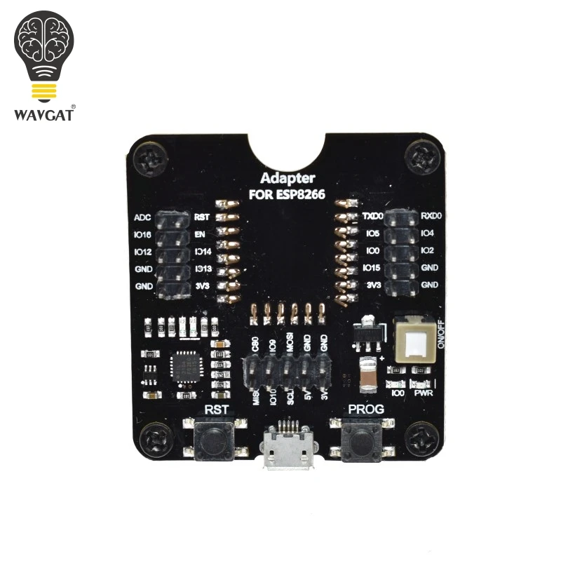 Тестовая плата WAVGAT ESP8266 ожоговая арматура поддерживающий модуль Φ встроенные