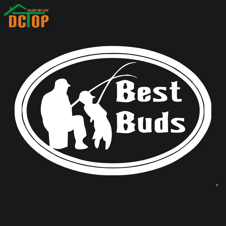 Best Buds Vinyl Sticker Decal For Car Tribal Salt Bones Fishing Life car styling Truck Stickers |
