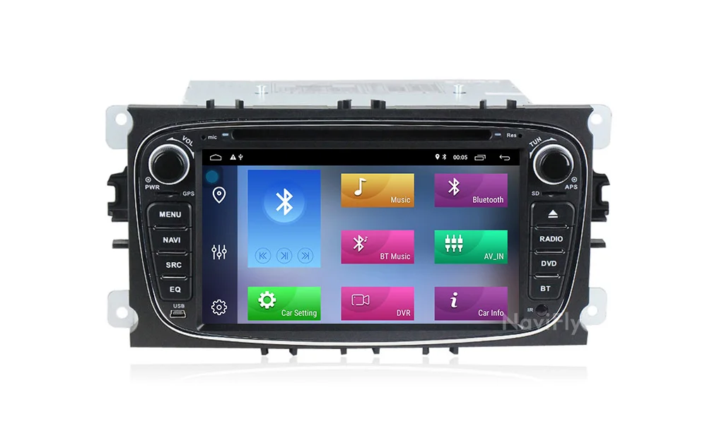 Новинка! HD1024* 600 2din Android 9,1 автомобильный Радио dvd-плеер gps навигация для FORD/Focus/S-MAX/Mondeo/C-MAX/Galaxy/Kuga 2+ 32G wifi