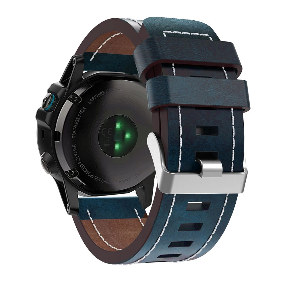 Кожаный ремешок для Garmin Fenix 5x сменный Браслет с защитной пленкой Band | Электроника