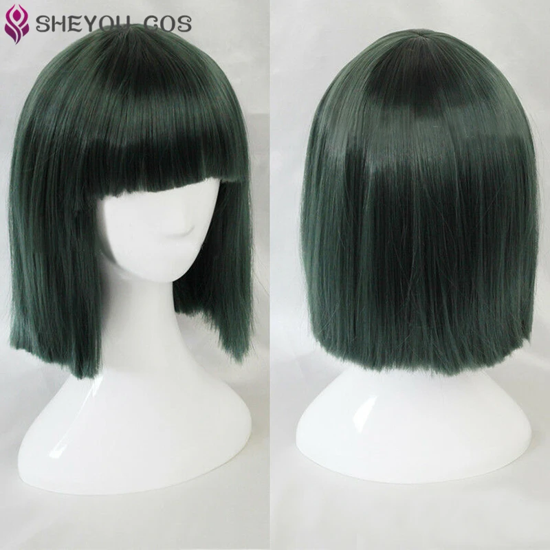 Spirited Away Haku Nigihayami Kohakunushi 35 см Короткие Зеленые смешанные Косплей термостойкие