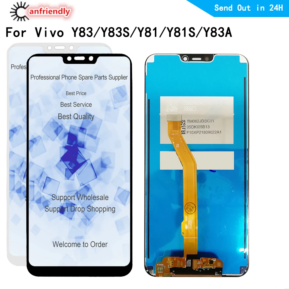 Pantalla LCD de 6,22 pulgadas para Vivo Y83 Y83S, montaje de digitalizador con sensor de pantalla t&aacute;ctil, IPS LCD 720x1520 para Vivo Y81 Y81S Y83A-0