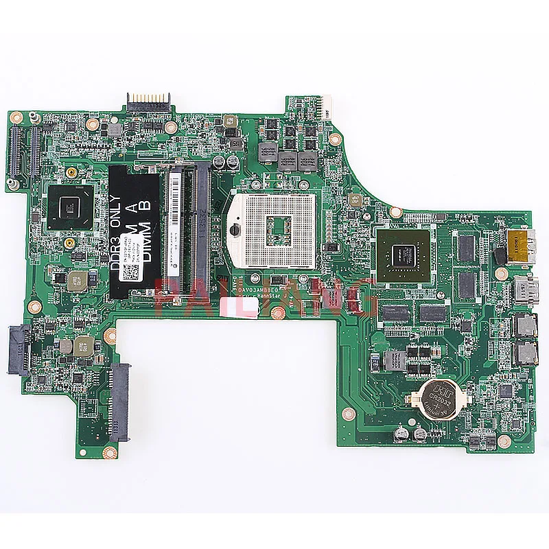 Материнская плата PAILIANG для ноутбука DELL N7110 GT525M 1 ГБ материнская ПК 037F3F DAV03AMB8E0 tesed