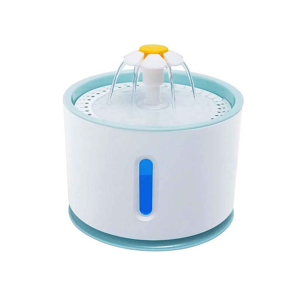 Фонтан для домашних животных бесшумный дозатор воды со светодиодсветильник кой