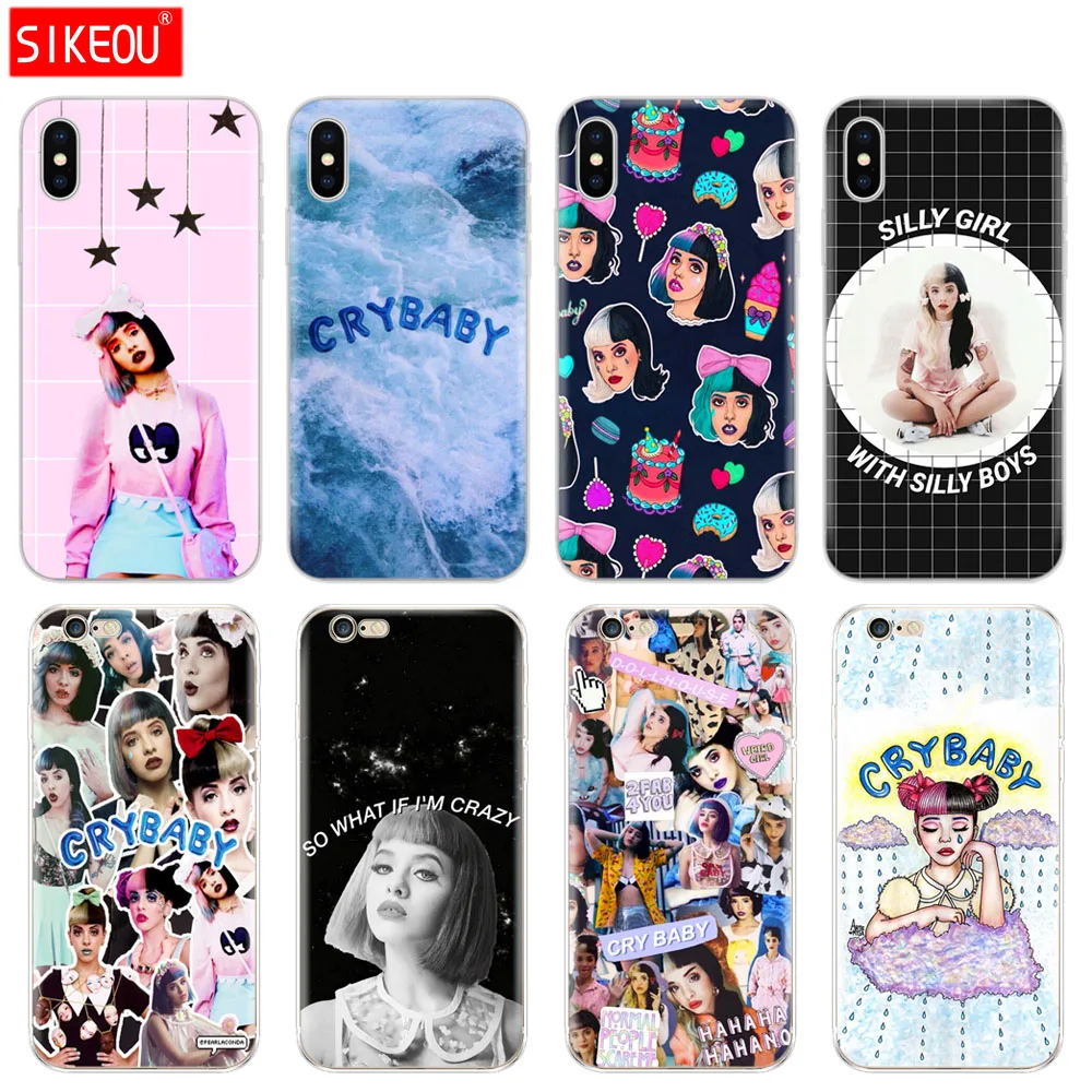 Силиконовый чехол для Iphone 6X8 7 6s 5 5S SE Plus 10 XR XS Max Melanie Martinez Crybaby|Бамперы| |