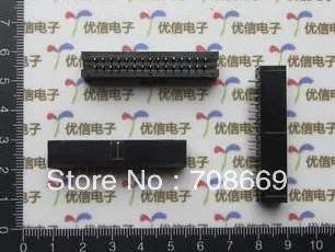 100pcs DC3 30 Pin Shrouded Male Header Connector 2.54mm