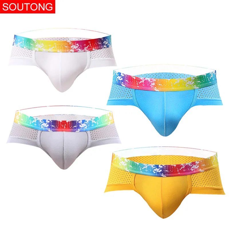 Soutong, мужское нижнее белье, 4 шт./лот, мужское дышащее нижнее белье, Модальные боксеры, мужские сексуальные боксеры, сетка размера плюс 3XL, боксеры, мужское нижнее белье - Цвет: group 11