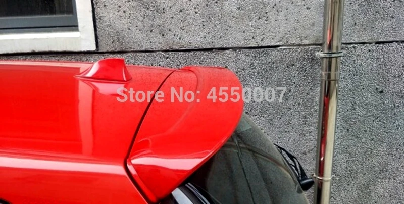 Для Volkswagen Polo 2006 2007 2008 2009 2010 задний багажник спойлер на крышу ABS пластик Неокрашенный праймер цвет украшение в виде хвостового крыла