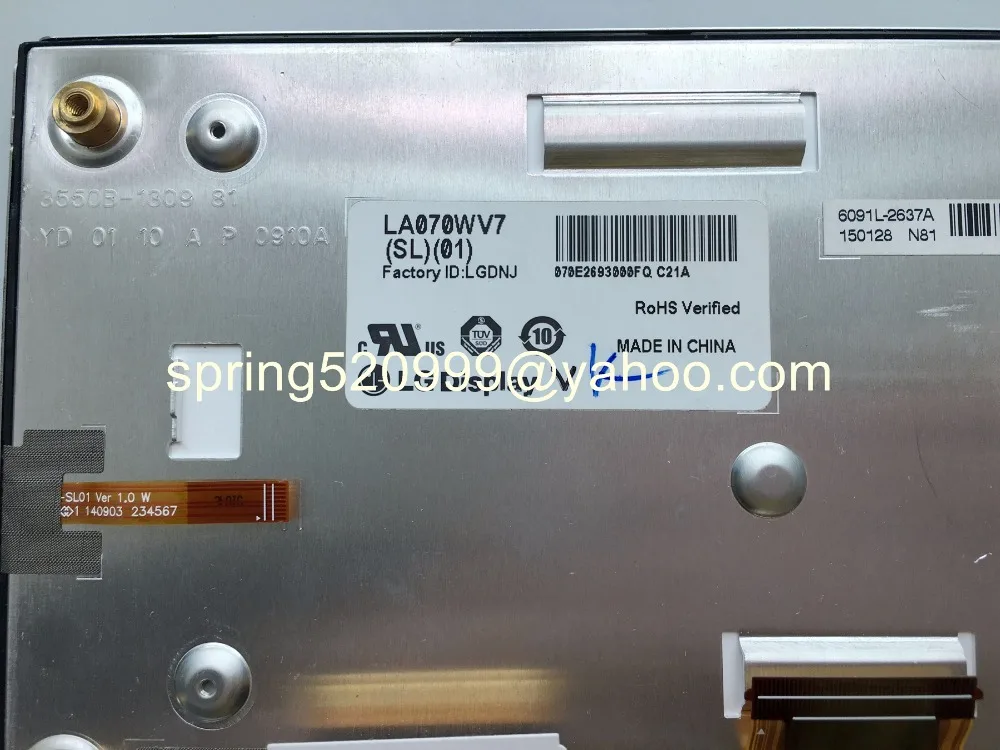 Новый 7 дюймовый ЖК дисплей с конденсатором сенсорный экран дигитайзер LA070WV7(SL)(01)