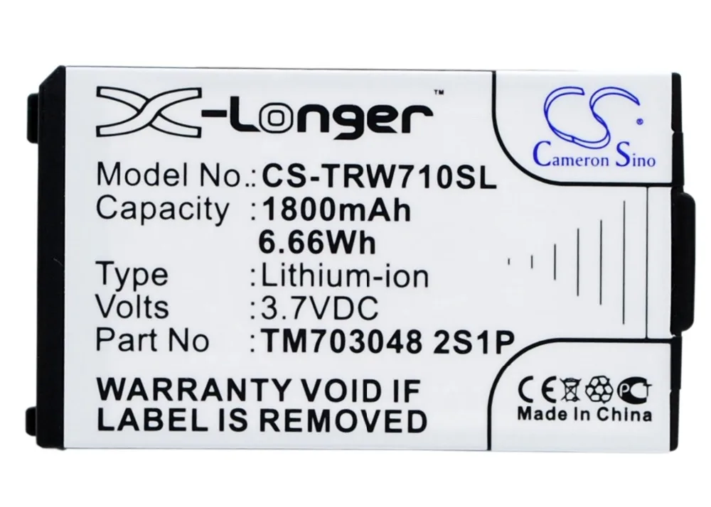 

Cameron Sino 1800mAh Battery TM703048 2S1P for Tritton Warhead 7.1