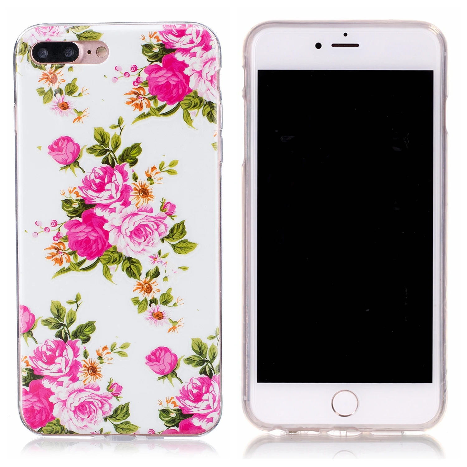 Мягкий силиконовый чехол бабочка для iPhone X 8 7 6 6S Plus 6Plus 7Plus 5 SE 2020 бампер задняя
