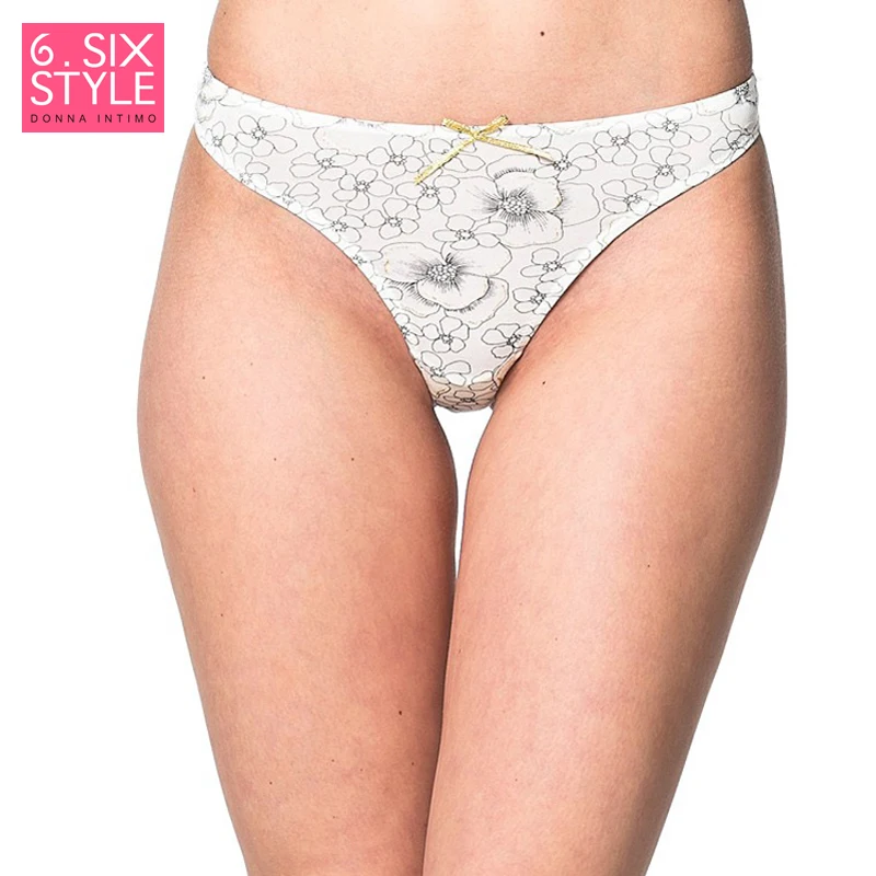 Трусы-стринги из вискозы 6 STYLE |