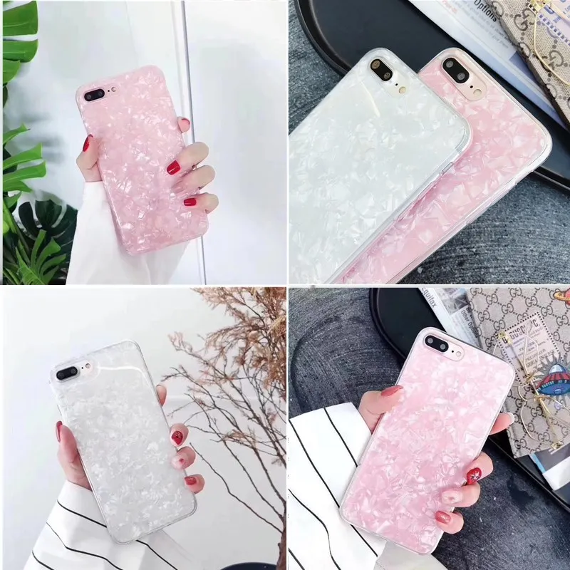 Marble Patterns Shell Luxury Silicone Cover Case For iPhone 7 8plus Soft Cases 6 6s 5 X XS 8 plus Capinha Fundas |