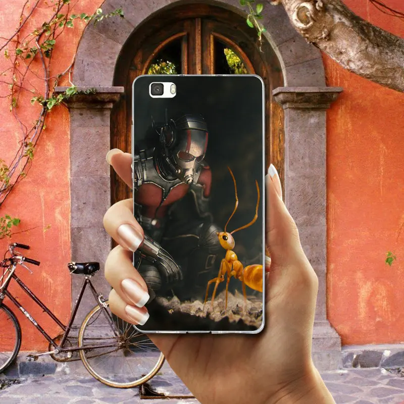 Antman и Wasp мягкие ТПУ Аксессуары для мобильных телефонов Чехлы Huawei P8 P9 P10 P20 P30 Honor 7 7X