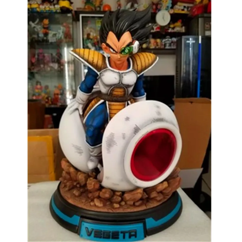 Многоцветный Dragon Ball DBZ GK 1/6 Летающая машина Вегета Дебютная смола статуя фигурка Коллекционная модель игрушки G2394 - Цвет: Многоцветный