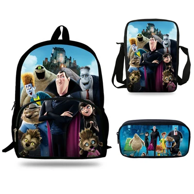 7j0120 16 дюймов начальной школы для мальчиков школьного рюкзака Hotel Transylvania сумка подарок для ребенка Детская Mochilas обувь для девочек - Цвет: 7j0120