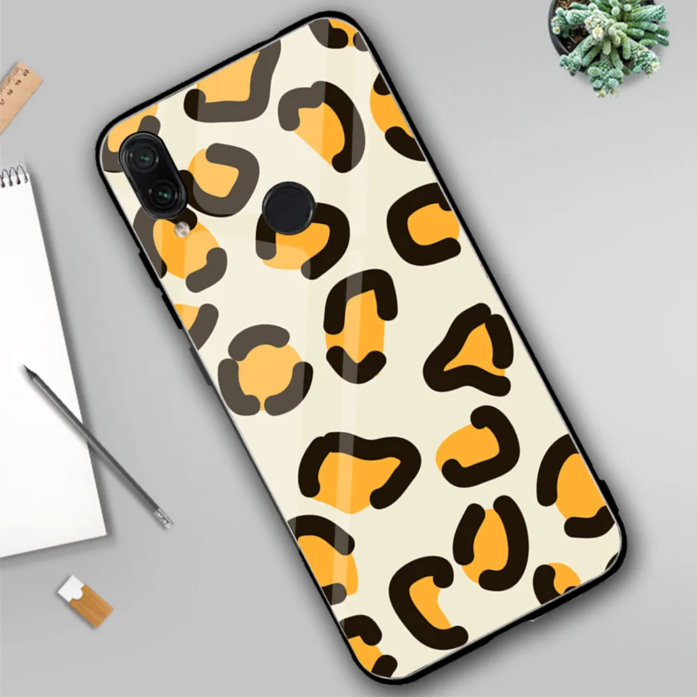 Чехол для телефона с изображением фламинго Redmi Note 7 чехол из твердого стекла MI8 MI9