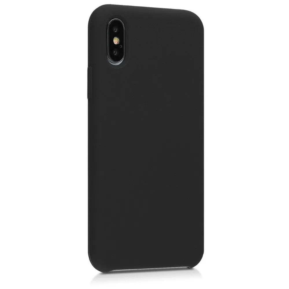 Роскошный черный мягкий силиконовый чехол для телефона из ТПУ iPhone MAX XS XR X10 5 5S 5SE 6 6S