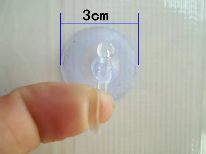 20 шт. прозрачная пластиковая присоска стеклянная прокладка Диаметр 2 5 см/3 см