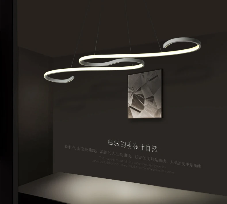 Ресторанная люстра оригинальная Светодиодная лампа в современном