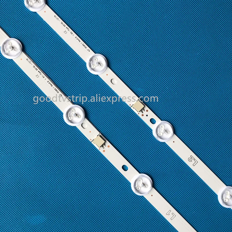 Светодиодный Подсветка полоса для LG 42 дюйма 4" ROW2.1 ТВ 6916L-1412A 6916L-1413A 6916L-1414A 6916L-1415A 42LN542V 42LN575S 42LA615V