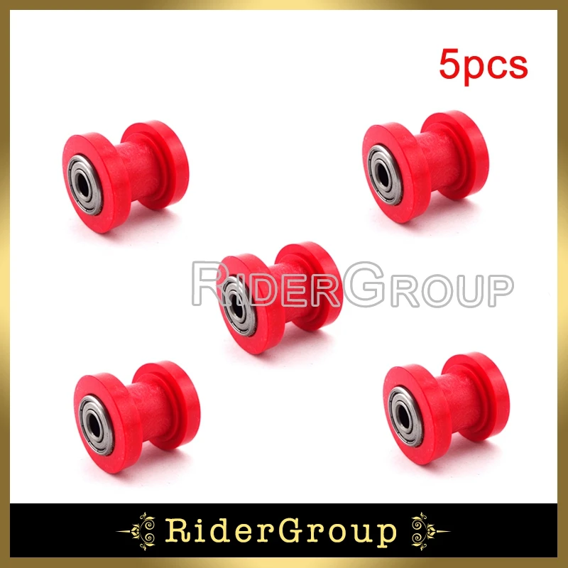 5 шт. 10 мм натяжитель шкива цепного ролика для XR CRF 50 SR Thumpstar Pitster Lifan YX китайский
