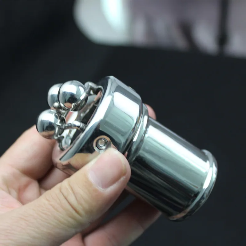 Мужское устройство верности Растяжитель мошонки металлический рукав для пениса