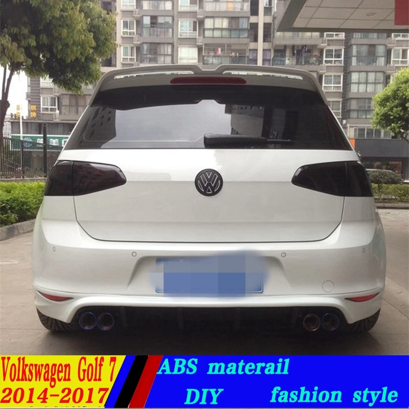 Используется для volkswagen golf 7 спойлер 2014 2017 Модель Высокое качество абс материал