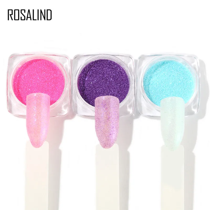 Rosalind 1 г конфетного цвета пудра с эффектом блеска DIY голографическое искусство