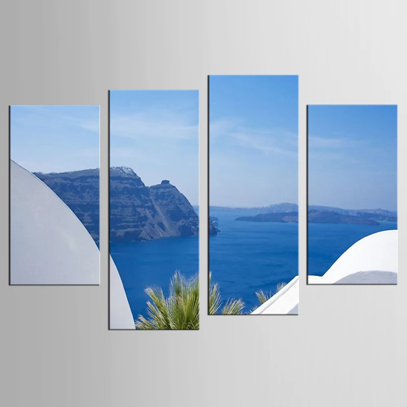 4 шт./компл. морской пейзаж с пляжным декором для стен украшение дома картина