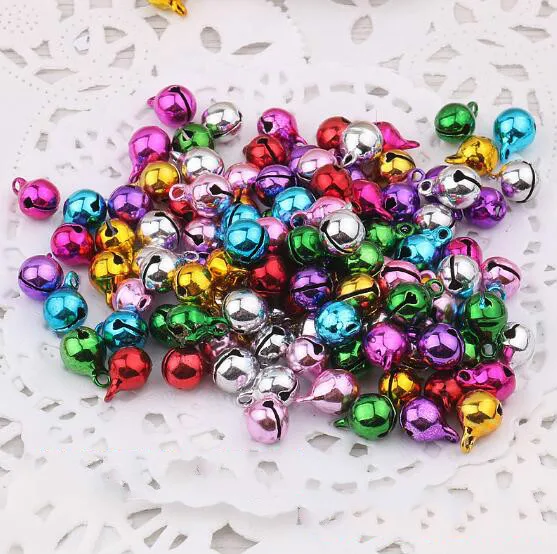 100 шт. Разноцветные алюминиевые бусины для украшения ёлки|Рождественские