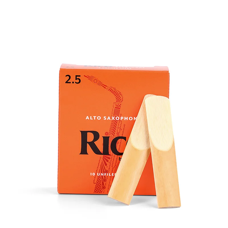 Aisiweier Rico Alto Saxphone Reed Caixa Laranja fo 10 Juncos eb Sax Clássico Eua