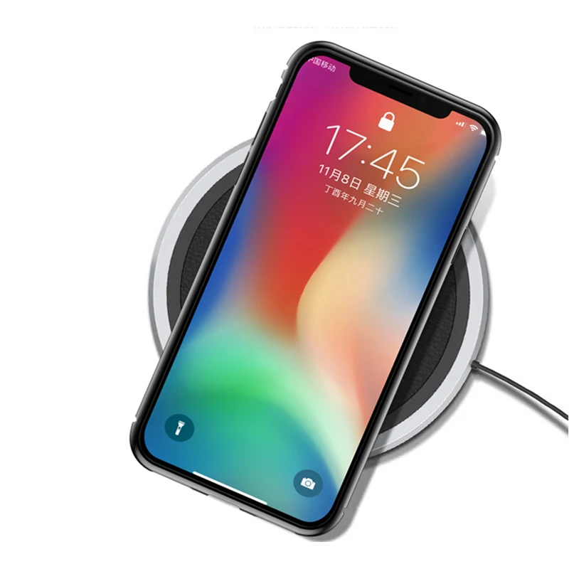 YAGOO Magnetic Adsorption phone case for iphone X 7 plus metal frame cover tempered glass 8 luxury fundas |