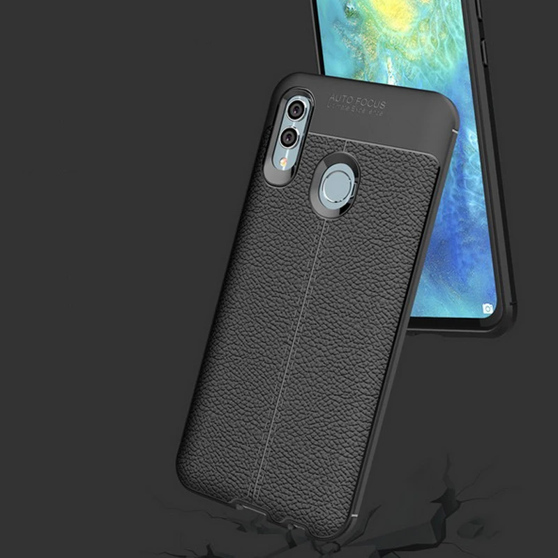 YUETUO кожаный чехол на заднюю панель телефона, чехол, чехол для huawei honor 10 lite 10 lite p smart силиконовые аксессуары