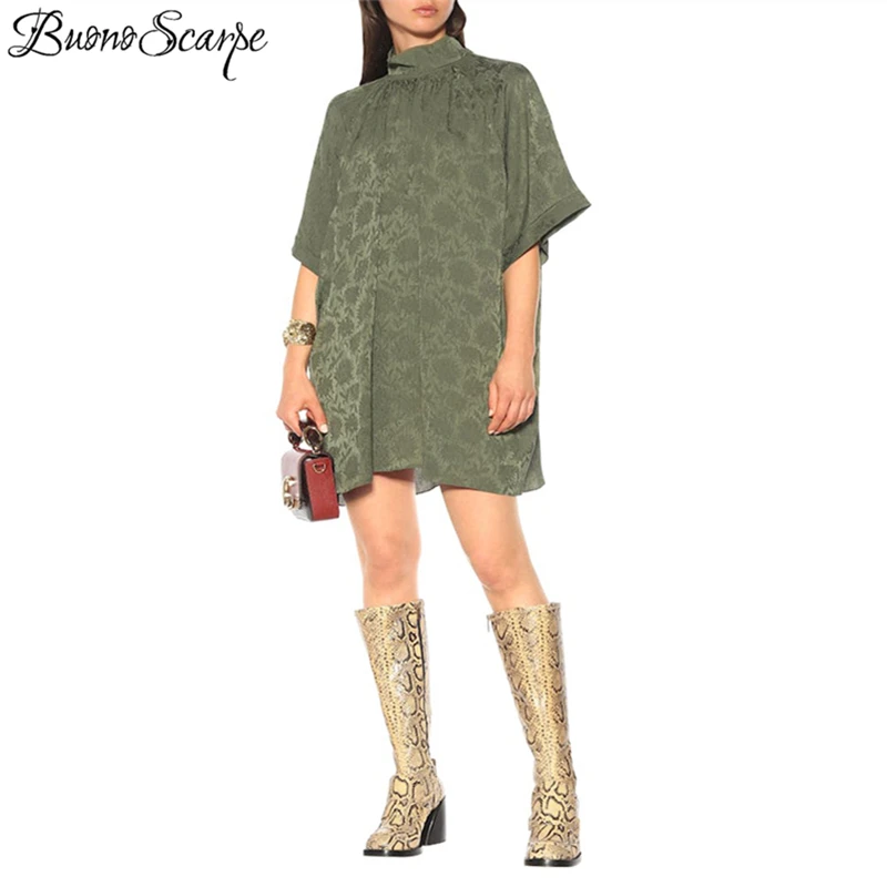 Buono Scarpe/женские ботинки с животным принтом Кожаные женские Botas Fenimina Женская обувь