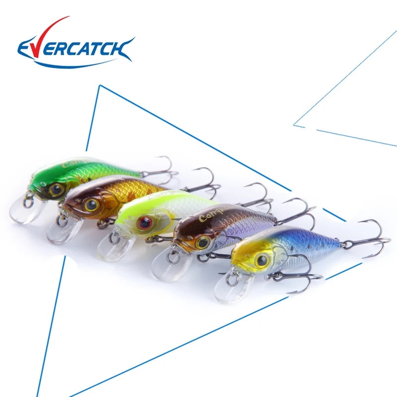 201EVERCATCH 1 шт. плавающая рыболовная приманка 40 мм 3 2 г искусственная жесткая