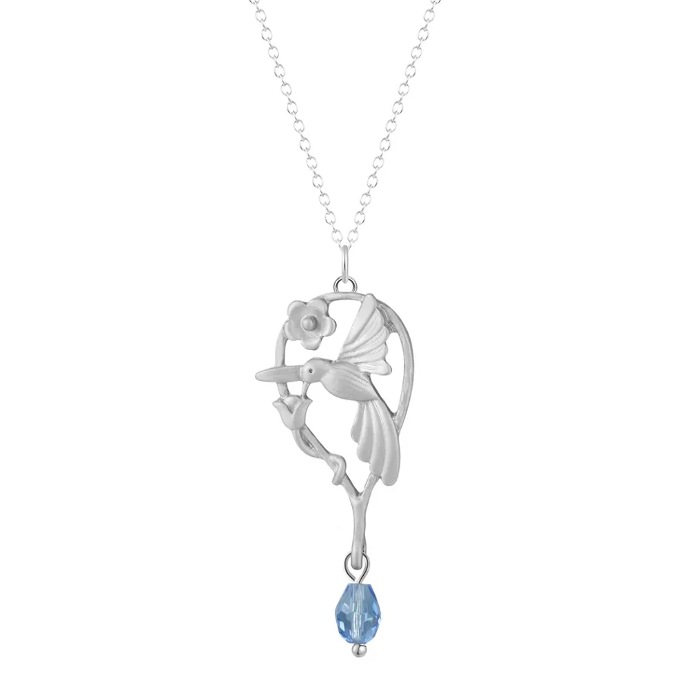Женское ожерелье с подвеской в виде цветка и колибри|necklaces for women|pendant necklacebeads pendant |