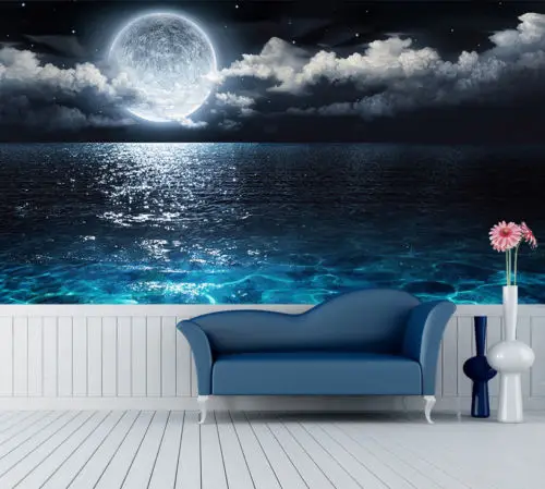 

[Self-Adhesive] 3D Moon Scenery 135 Wall Paper mural Wall Print Decal Wall Murals