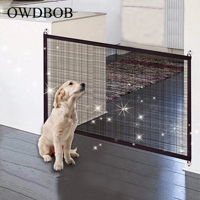 OWDBOB забор для собак, волшебные ворота, складной сейф, защитный кожух для собак, волшебные ворота для собак, кошек, аксессуары для домашних животных