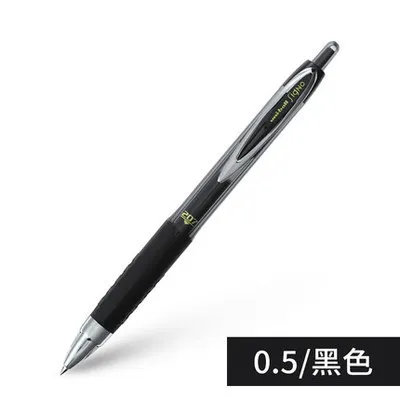 Черный 1 шт Mitsubishi Uni-Ball UMN-207 Signo 207 Выдвижная гелевая чернильная Ручка-роллер 0,5 мм японский черный цвет - Цвет: Черный