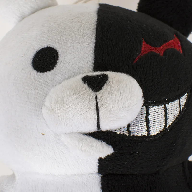 Аниме Danganronpa Косплей Монокума реквизит ребенок мальчики девочки хлопок черный белый медведь плюшевая кукла-подушка Коллекция игрушек Новинка