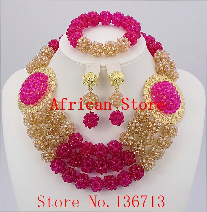 

Fashion New Dubai Jewelry Set Bridal Jewelry Sets Statement Necklace African Beads Jewelry Set Free Shipping BC302-2