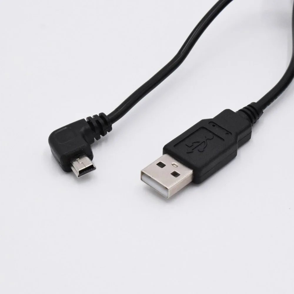 XCGaoon новый автомобильный зарядный левый 90 изогнутый мини USB кабель для