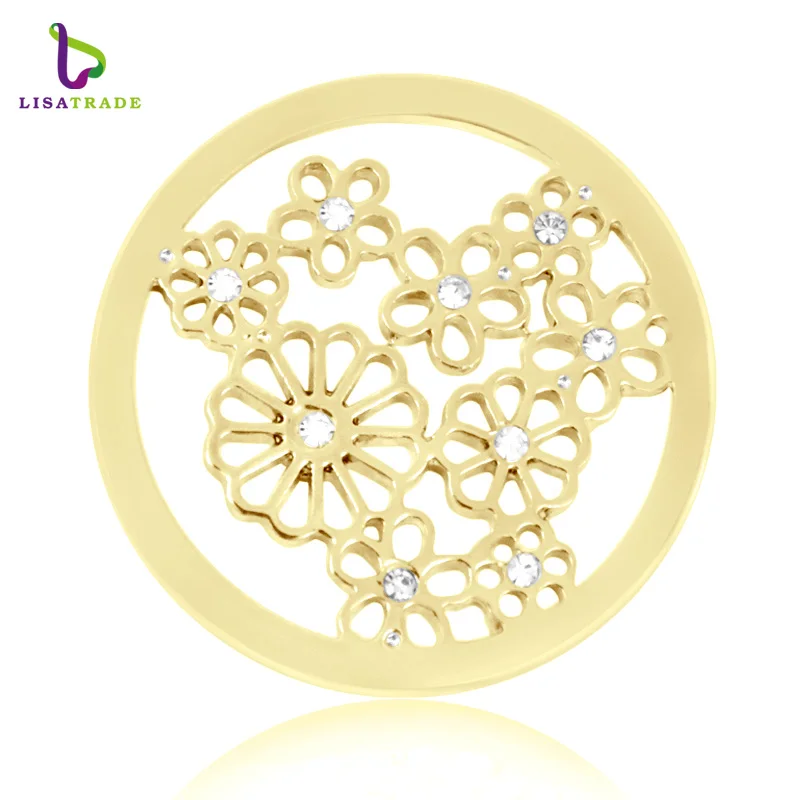 Новинка! 1 шт. полый диск для Монет Размером 33 мм подходит кулона/рамки