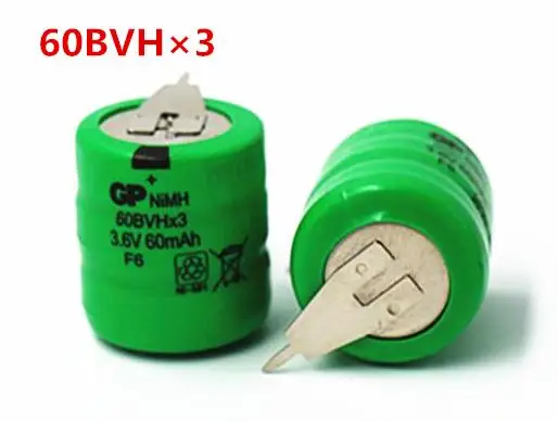 

battery 60BVHx3 3.6V 60mah Ni-MH Rechargeable battery GP60BVH Nickel metal hydride rechargeable batteries leg foot feet 5pcs/lot