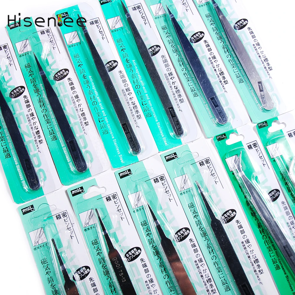 1 шт. антистатический профессиональный пинцет для бровей или изгиба из