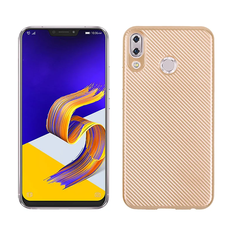 углеродные волокна узор силиконовый чехол на Asus ZenFone 5 ZE620KL чехлы мягкий