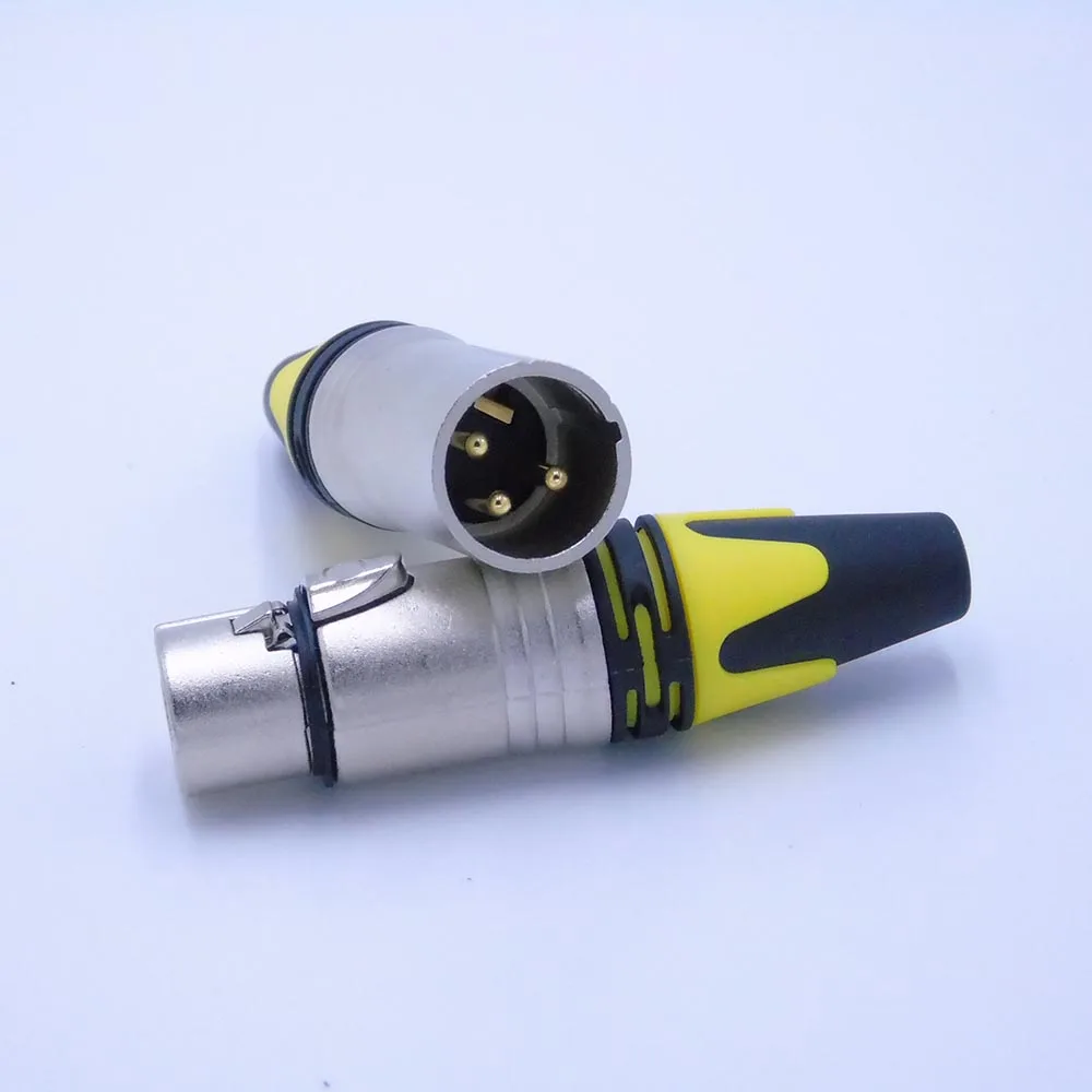Высококачественный аудиоразъем xlr 100 шт./лот штекер для микрофона с 50 шт. NC3MXX и NC3FXX