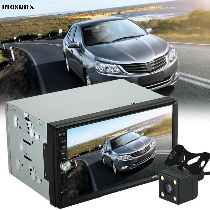 Автомагнитола mosunx 2 Din MP5 mp3 плеер FM радио Bluetooth USB AUX парковочная камера